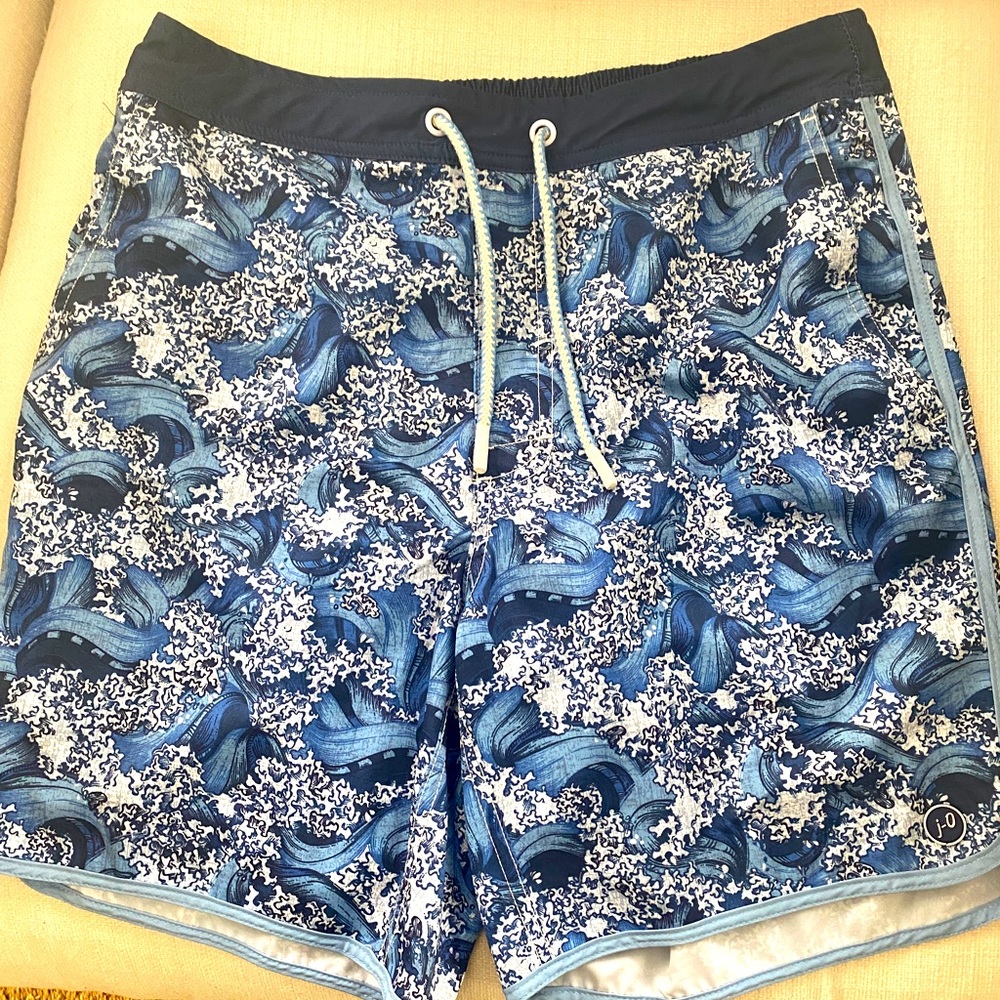 EUC Johnnie-O Swim Trunks